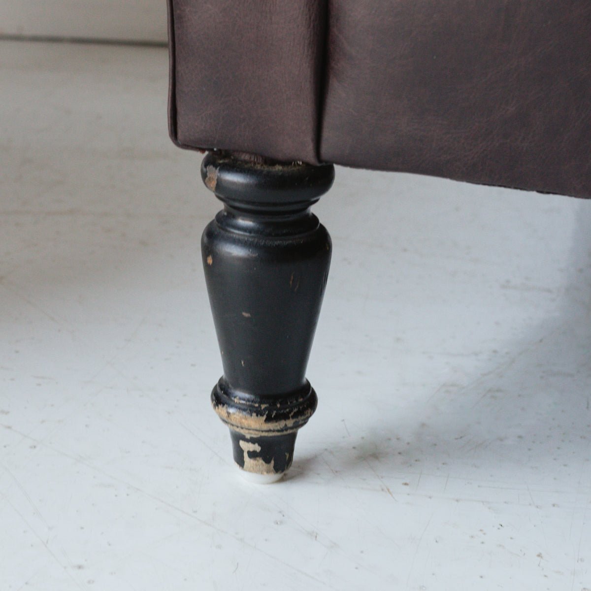 Vintage Leather Club Chair - elsie green - Furniture