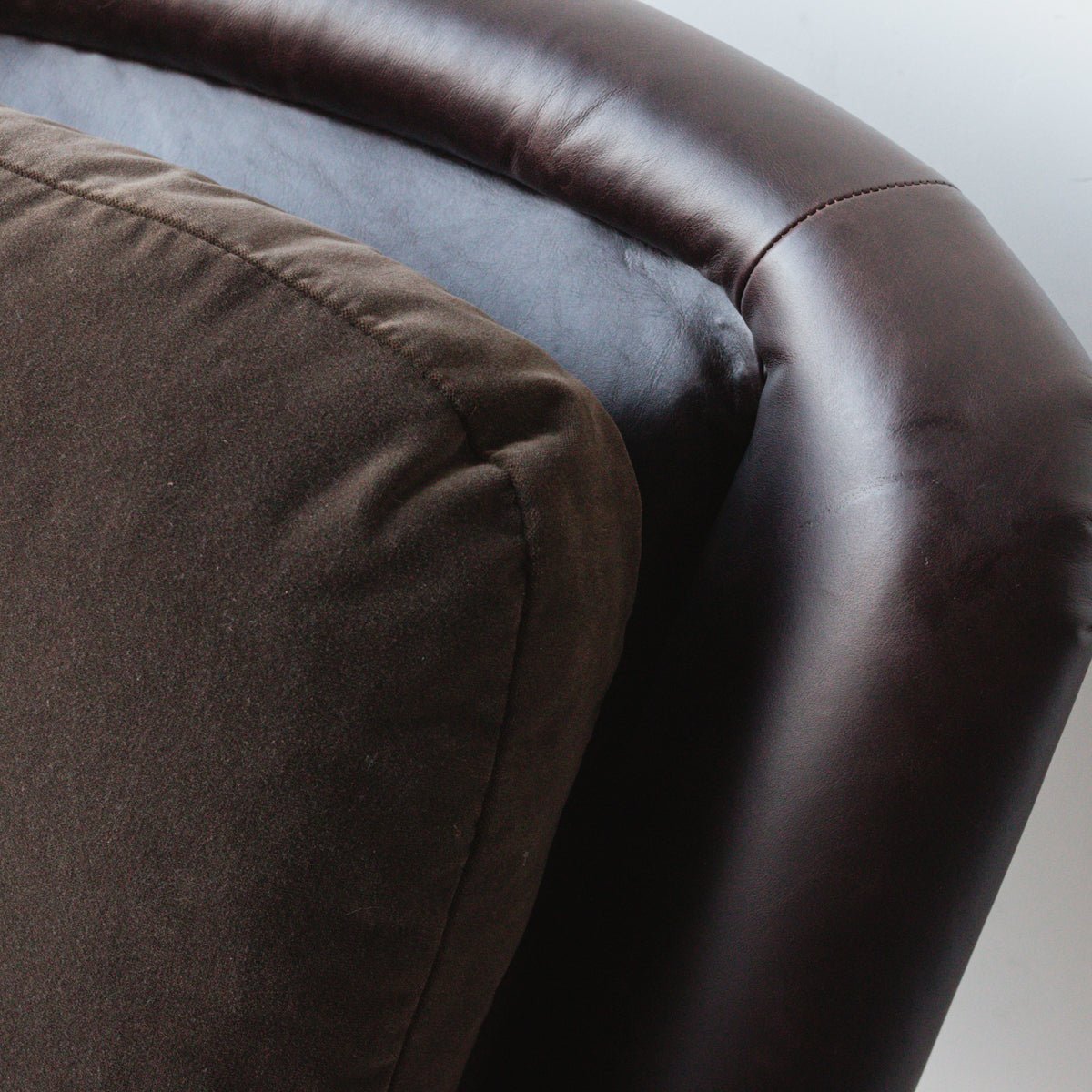 Vintage Leather Club Chair - elsie green - Furniture