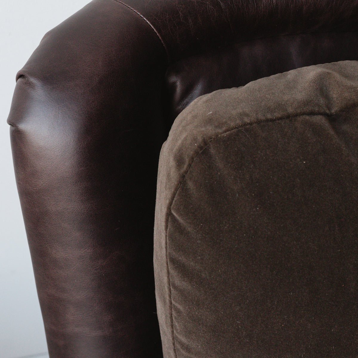 Vintage Leather Club Chair - elsie green - Furniture