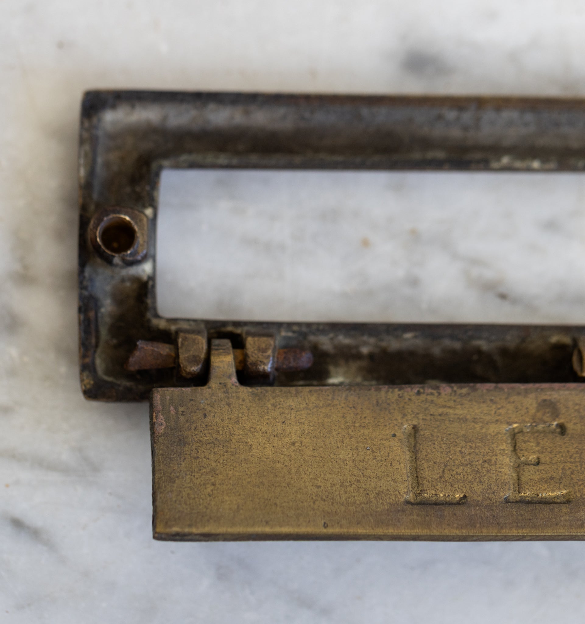 Vintage Letterbox Cover - elsie green - decor