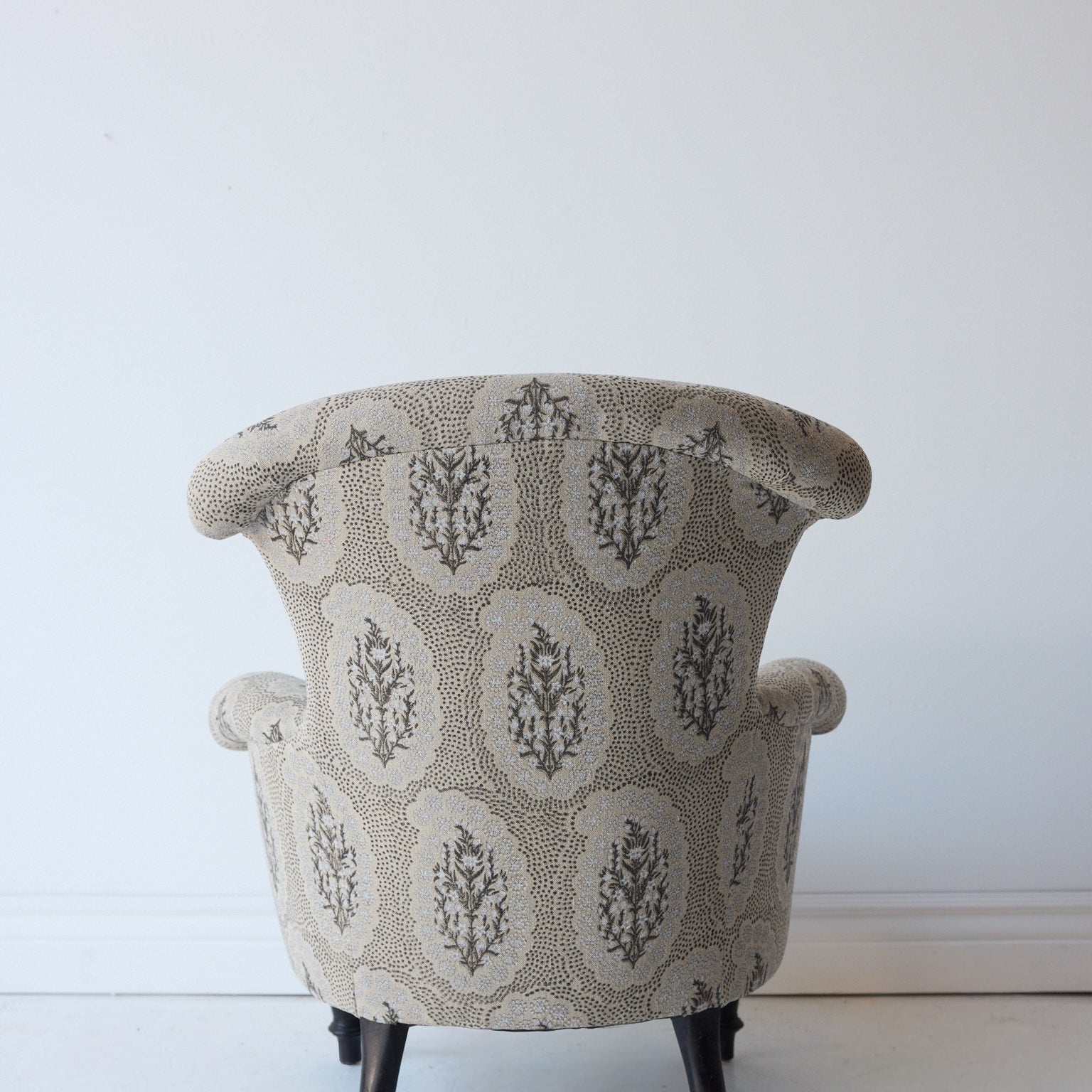 Vintage Louis Philippe Accent Chair | Winfleur Graphite - elsie green - furniture