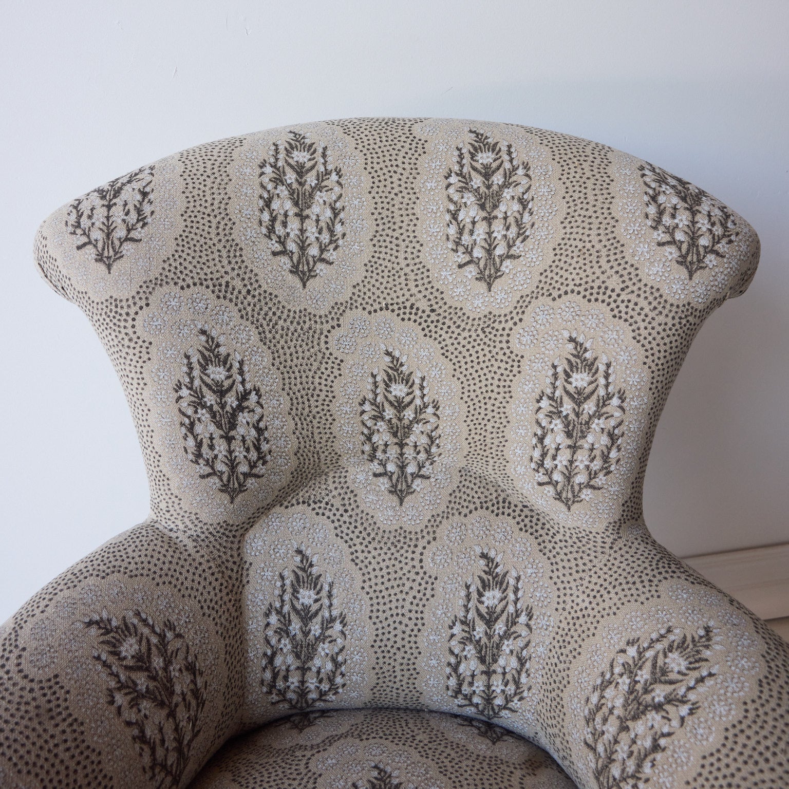 Vintage Louis Philippe Accent Chair | Winfleur Graphite - elsie green - furniture