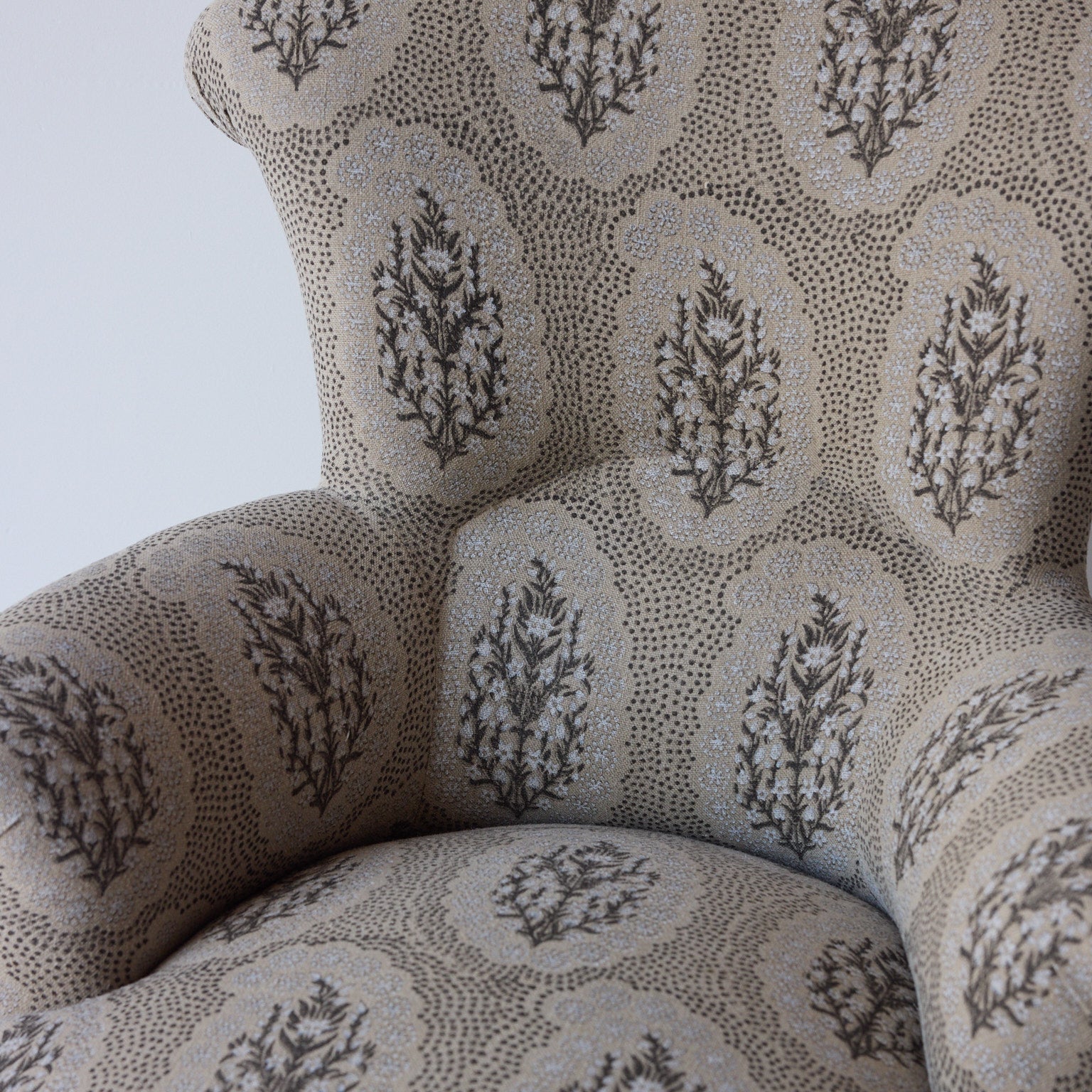 Vintage Louis Philippe Accent Chair | Winfleur Graphite - elsie green - furniture