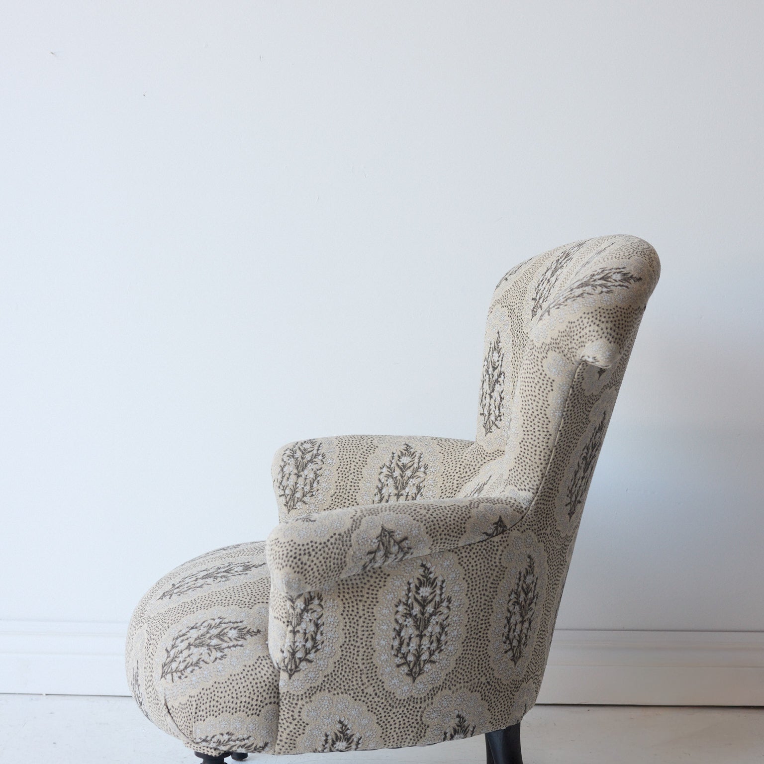 Vintage Louis Philippe Accent Chair | Winfleur Graphite - elsie green - furniture
