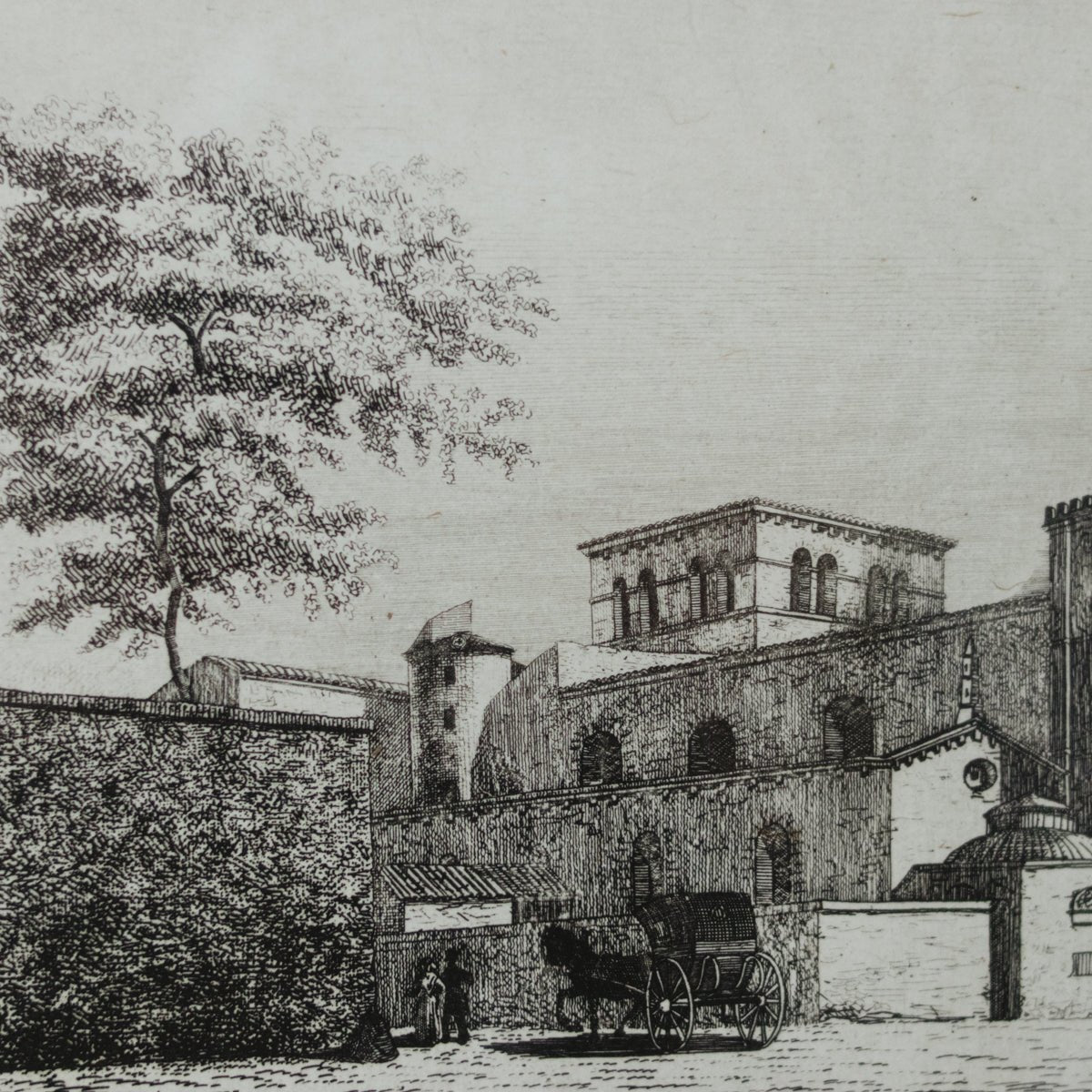 Vintage Lyon Etching | Il de Re - elsie green - art