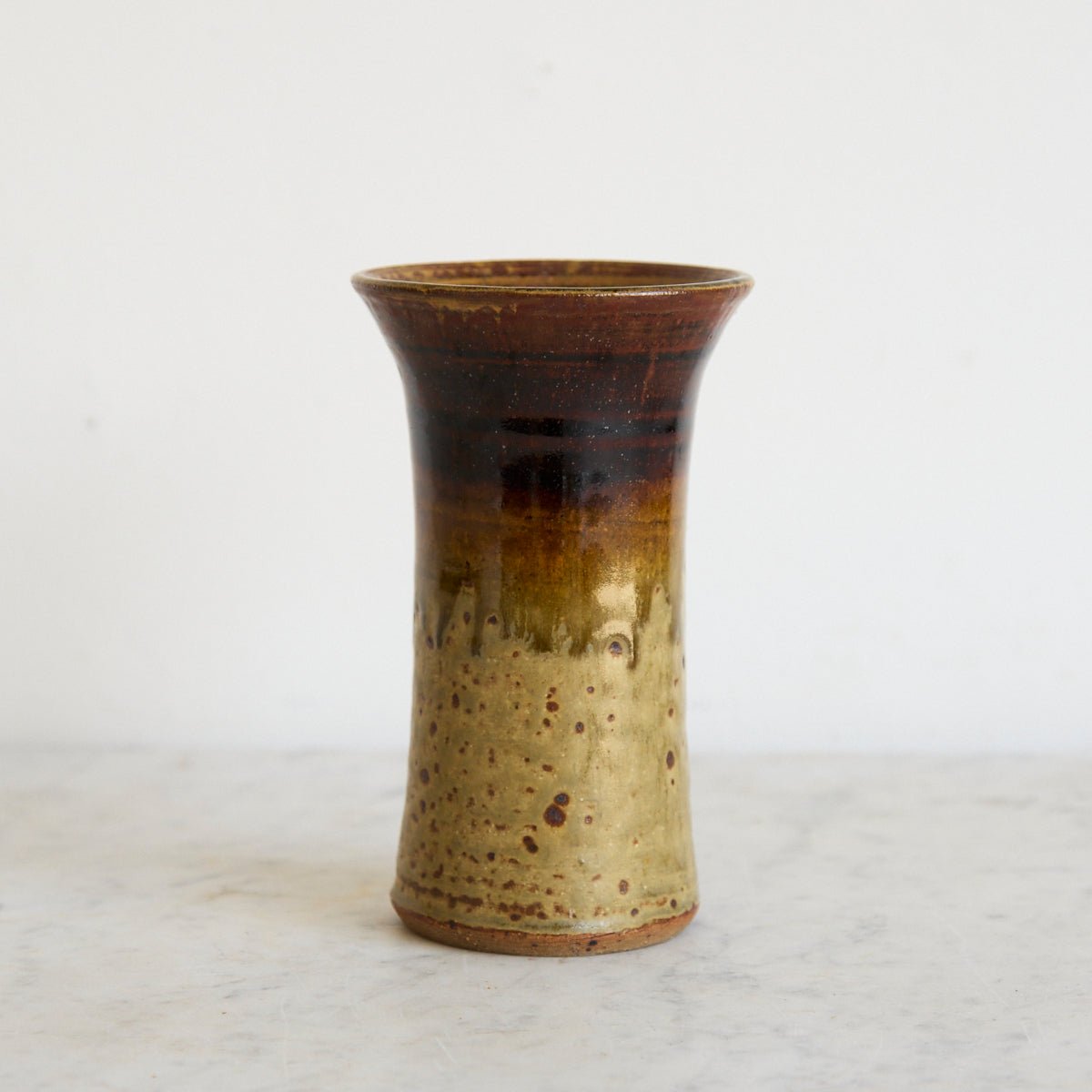 Vintage Manziat Stoneware Pitcher | Signed by Artist - elsie green - decor