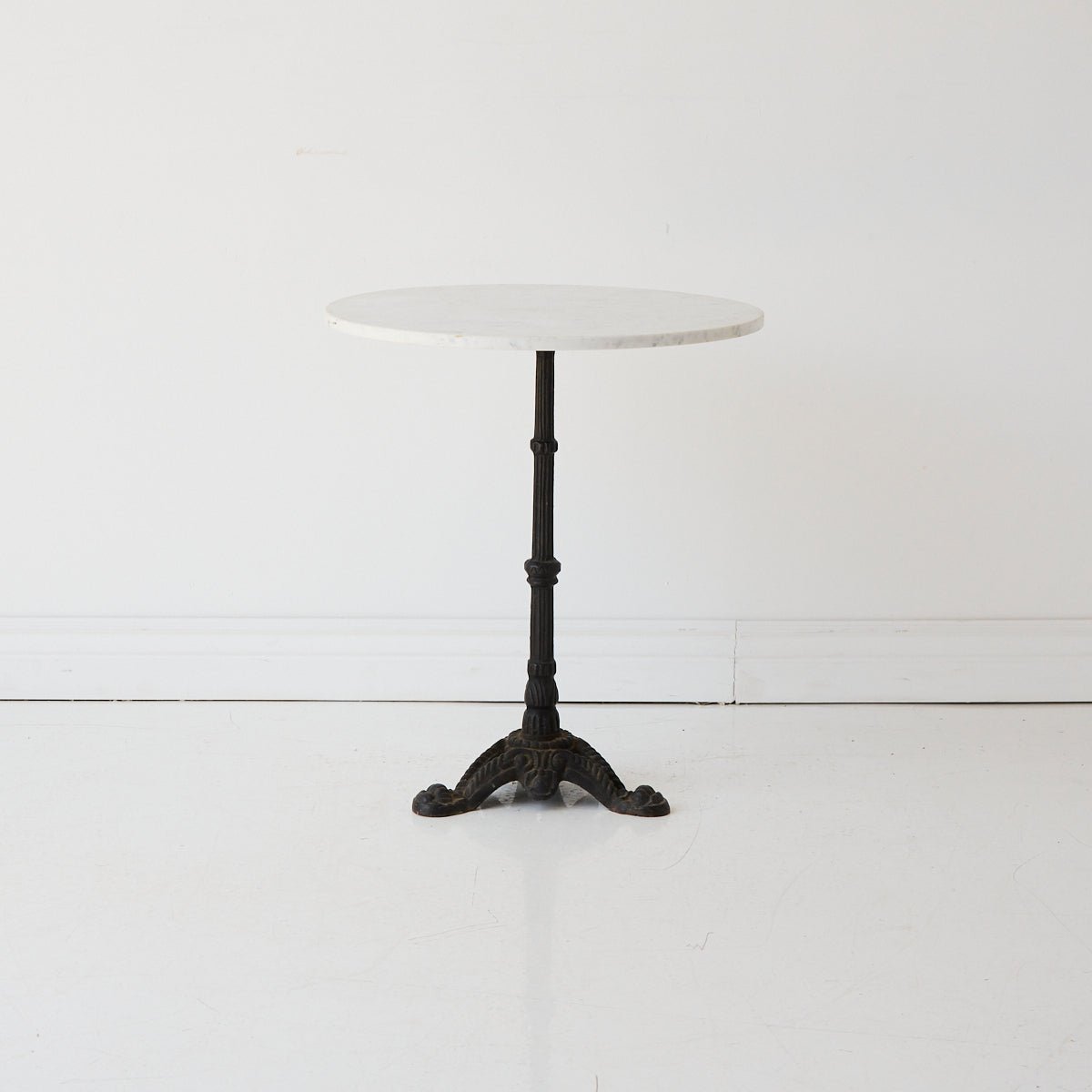 Vintage Marble Pedestal Table - elsie green - furniture