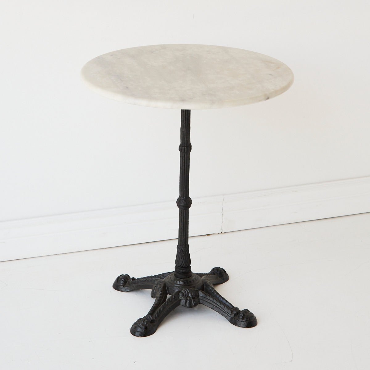 Vintage Marble Pedestal Table - elsie green - furniture