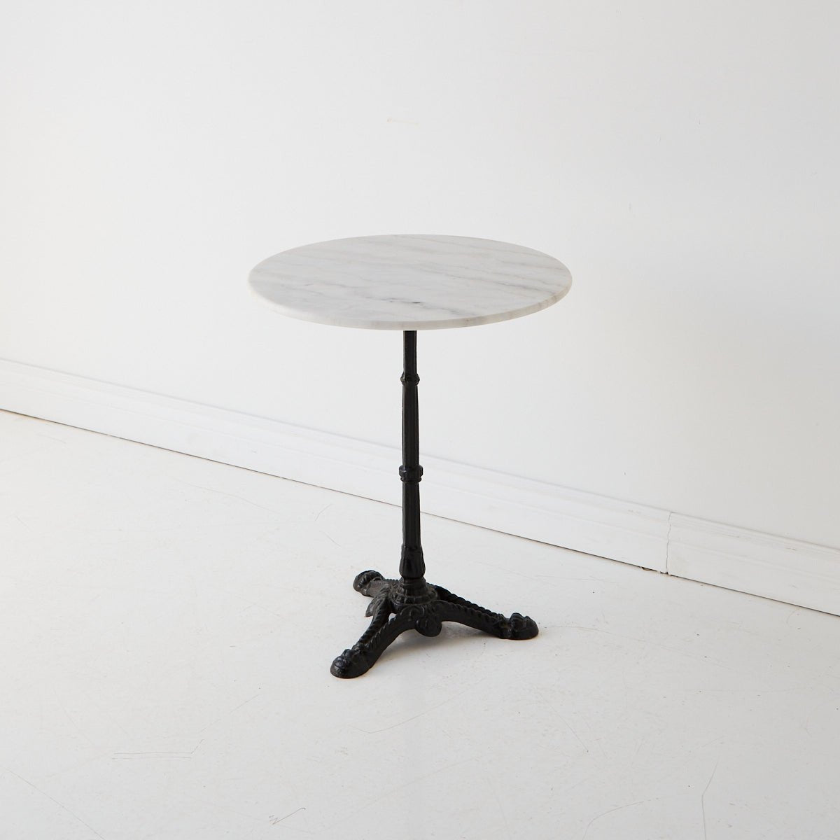 Vintage Marble Pedestal Table - elsie green - furniture