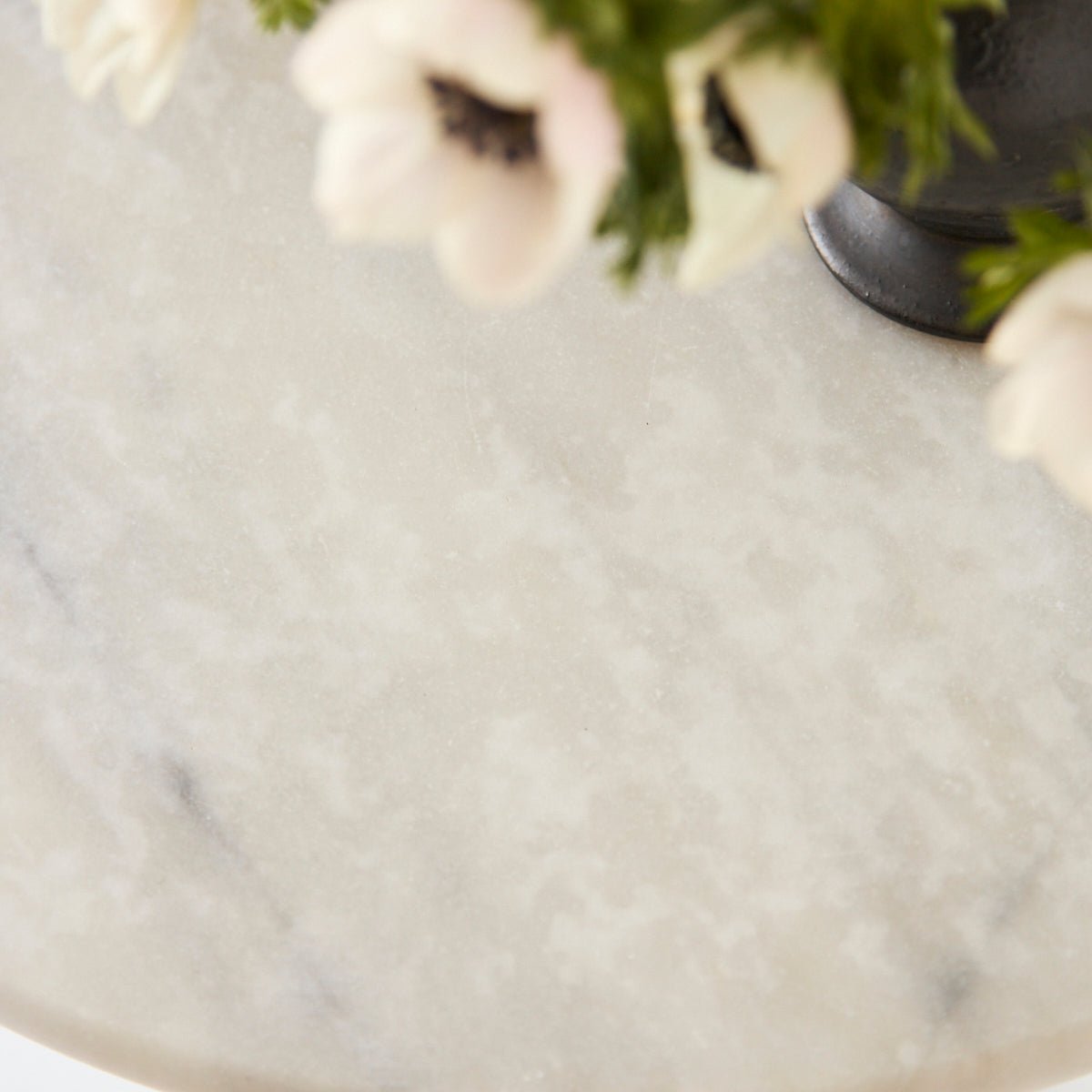 Vintage Marble Pedestal Table - elsie green - furniture