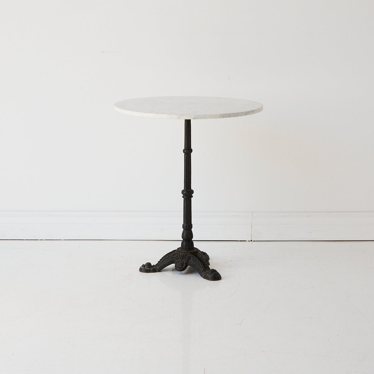 Vintage Marble Pedestal Table - elsie green - furniture