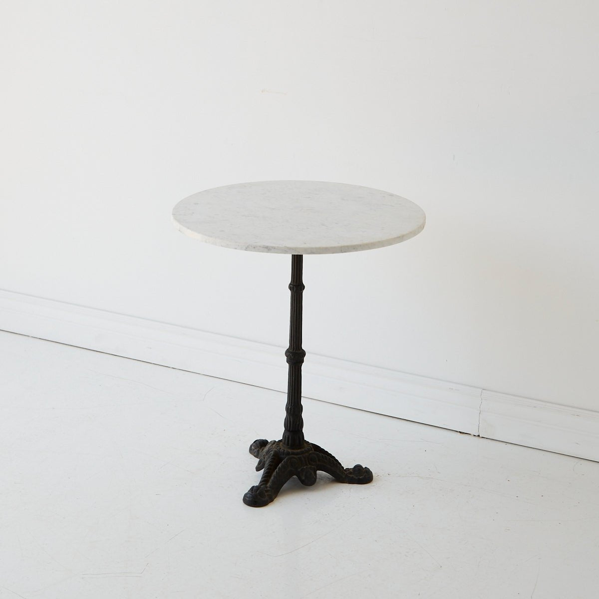 Vintage Marble Pedestal Table - elsie green - furniture