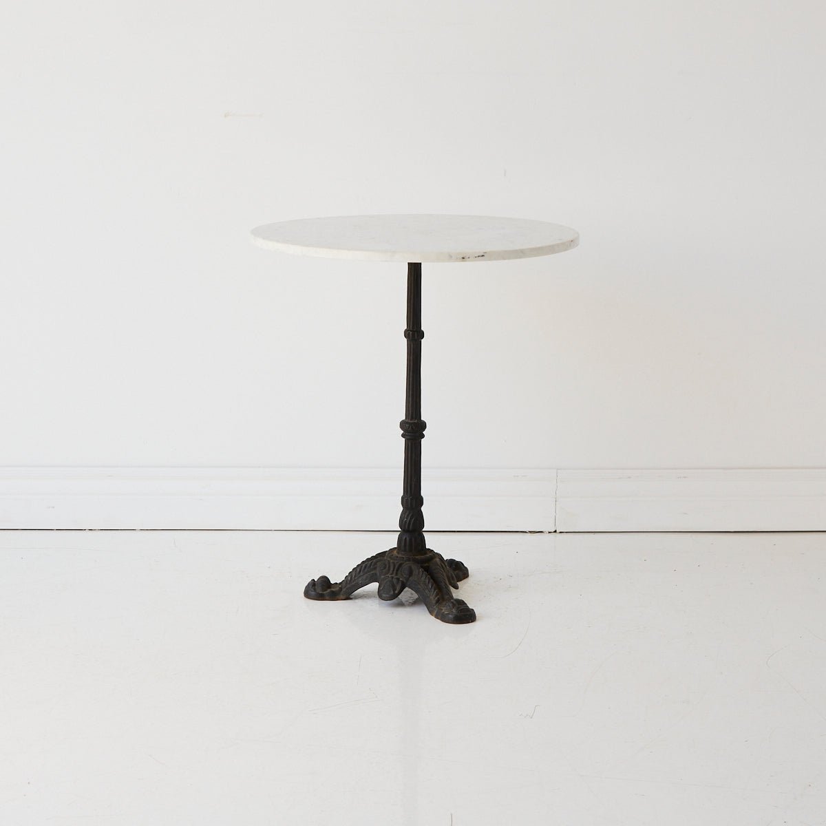 Vintage Marble Pedestal Table - elsie green - furniture