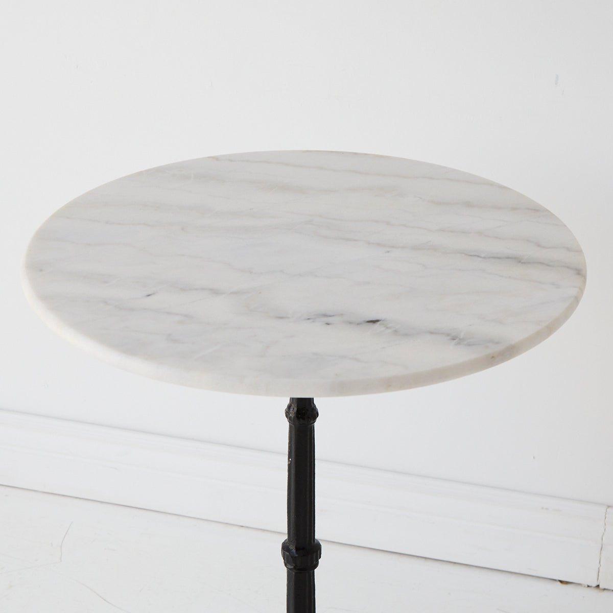 Vintage Marble Pedestal Table - elsie green - furniture