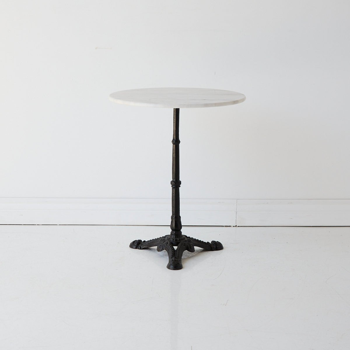 Vintage Marble Pedestal Table - elsie green - furniture