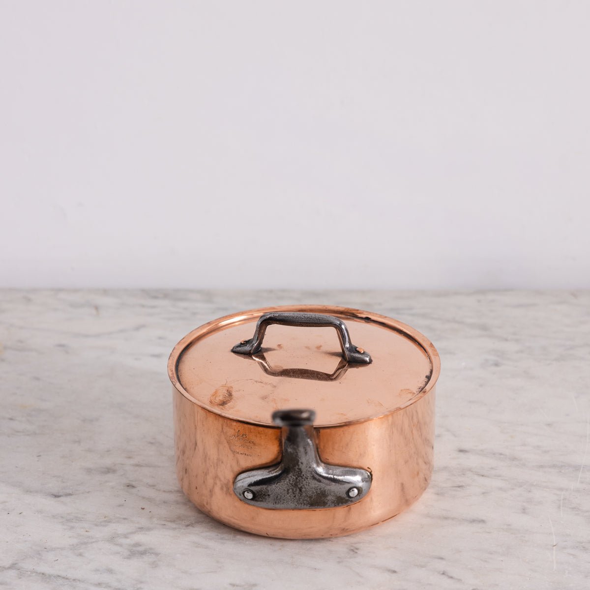 Vintage Metaux Ouvres Copper Pot - elsie green - the french kitchen
