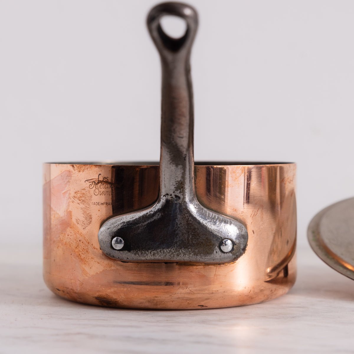 Vintage Metaux Ouvres Copper Pot - elsie green - the french kitchen