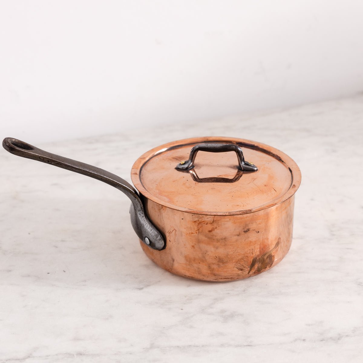 Vintage Metaux Ouvres Copper Pot - elsie green - the french kitchen