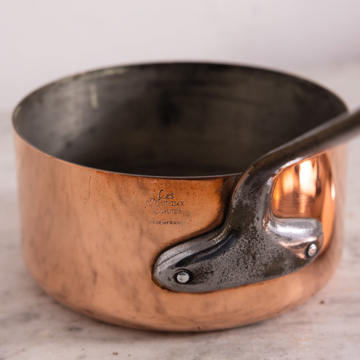 Vintage Metaux Ouvres Copper Pot - elsie green - the french kitchen