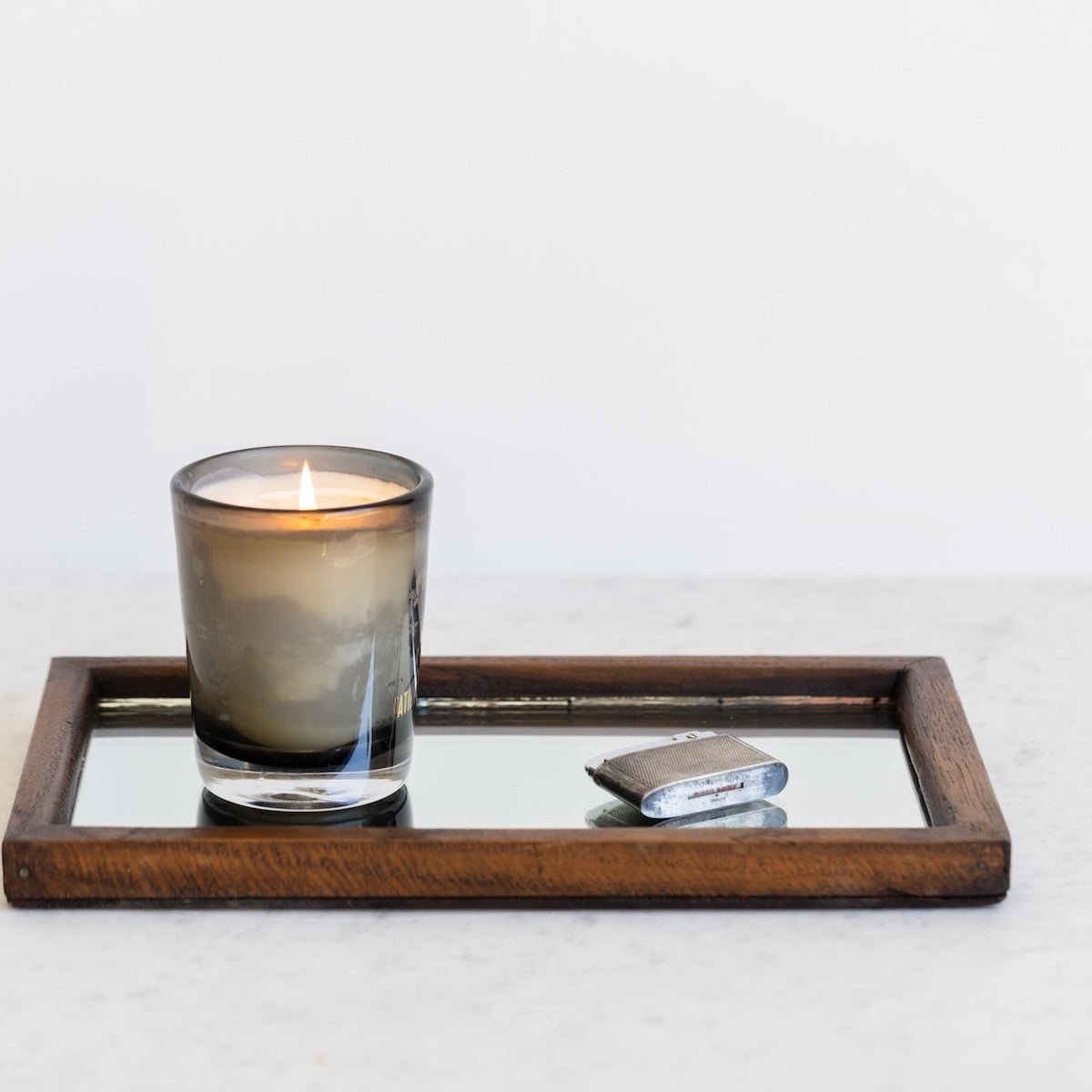 Vintage Mirrored Tray - elsie green - decor