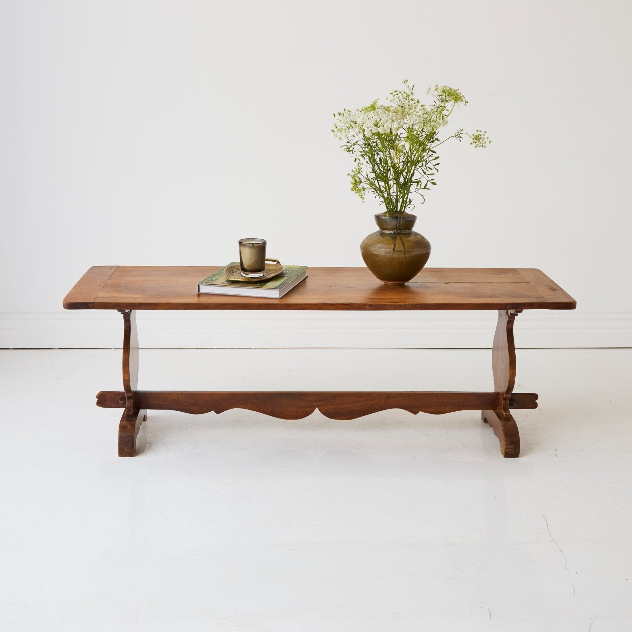 Vintage Monastery Bench - elsie green - furniture