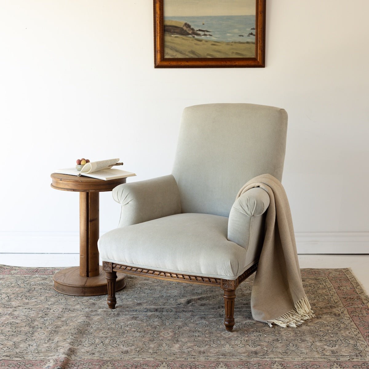 Vintage Napoleon Arm Chair - elsie green - Furniture