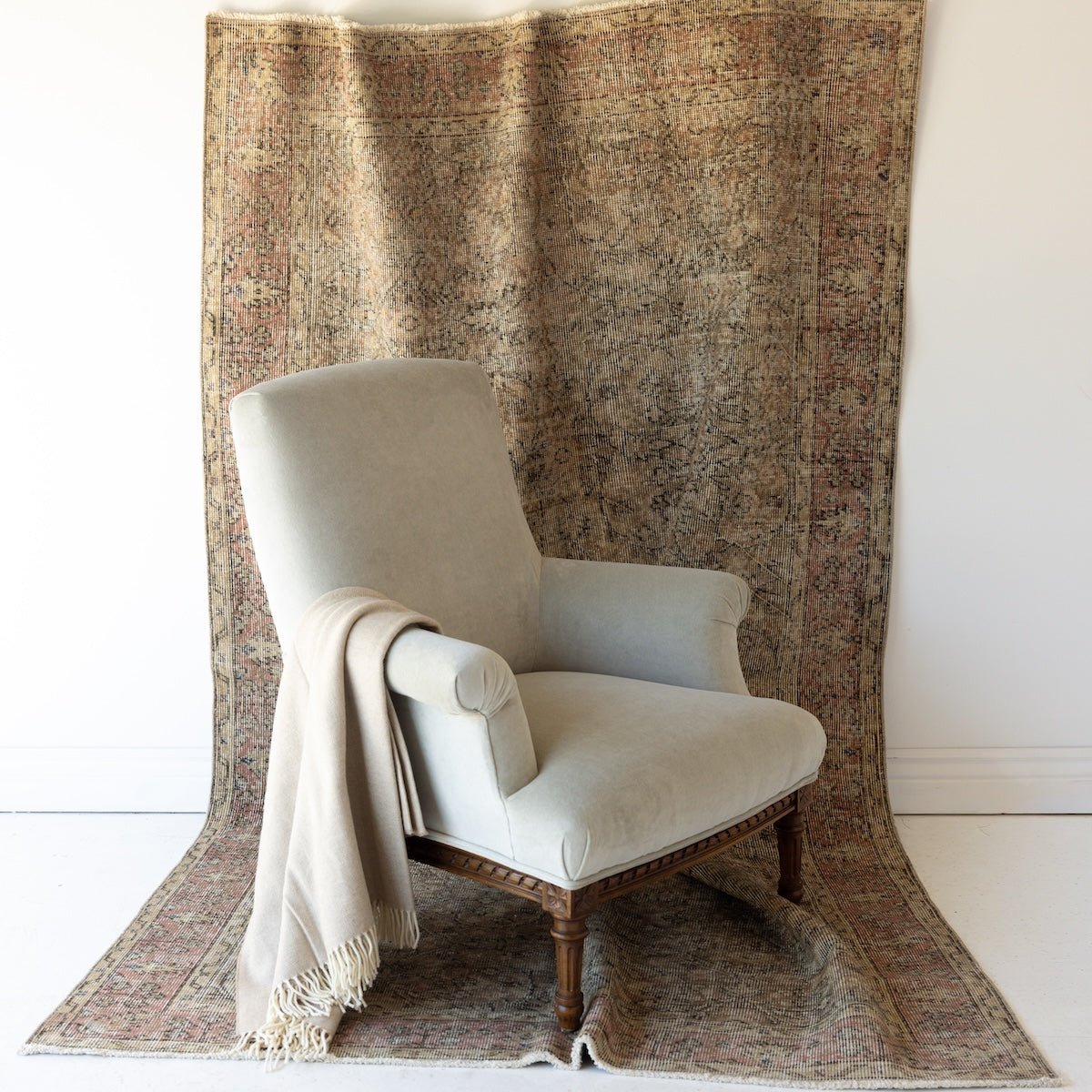 Vintage Napoleon Arm Chair - elsie green - Furniture