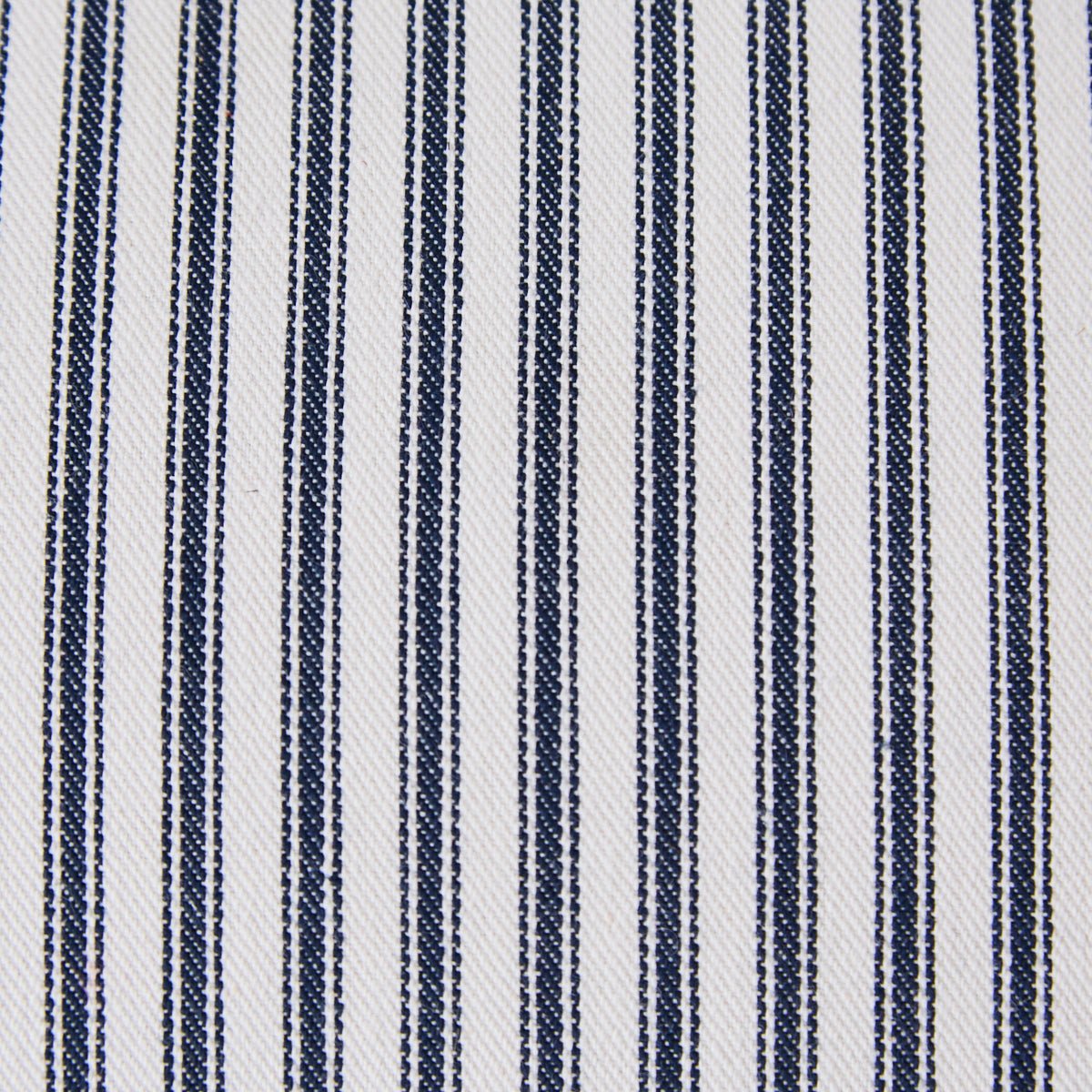 Vintage Napoleon Arm Chair | Indigo Ticking - elsie green - Furniture