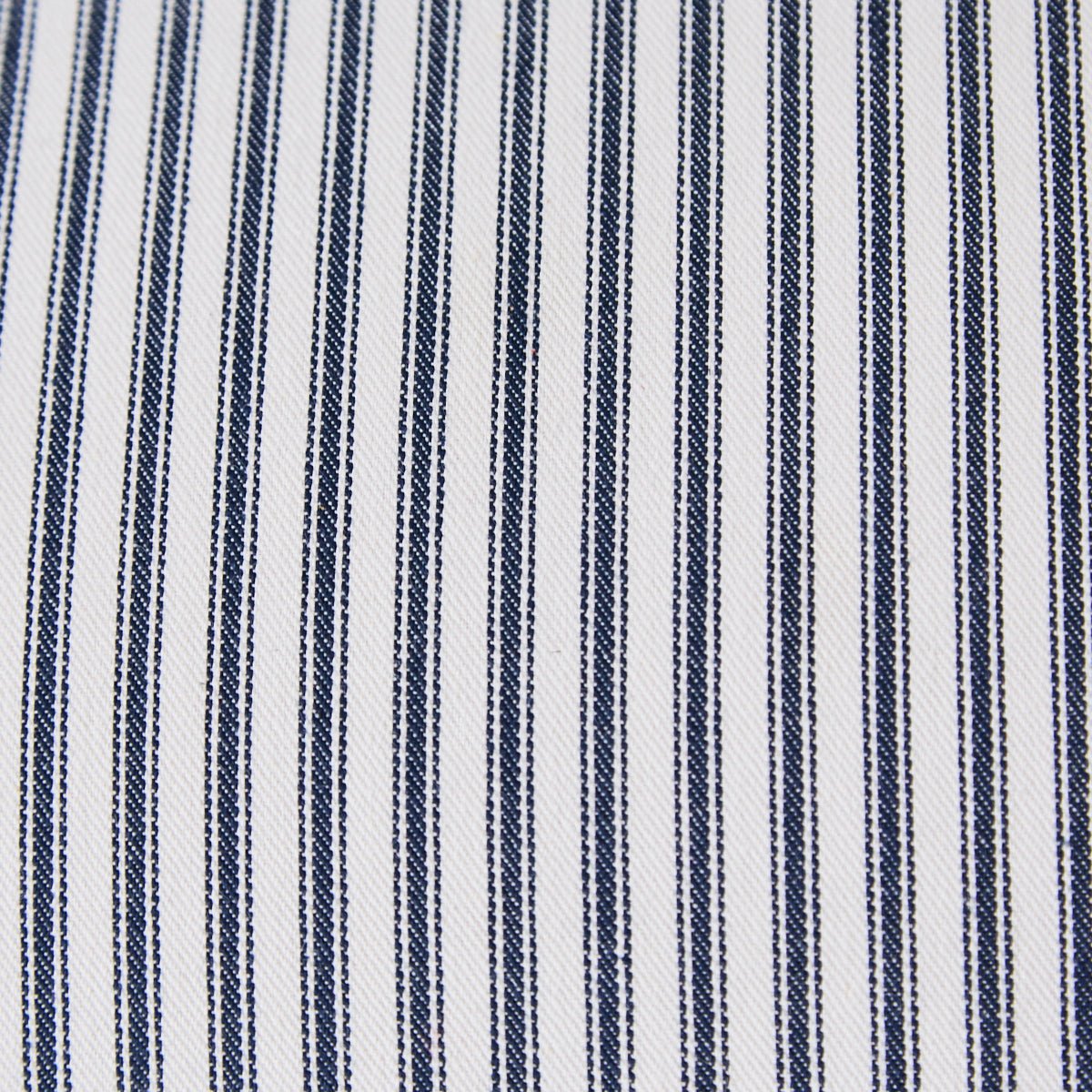 Vintage Napoleon Arm Chair | Indigo Ticking - elsie green - Furniture