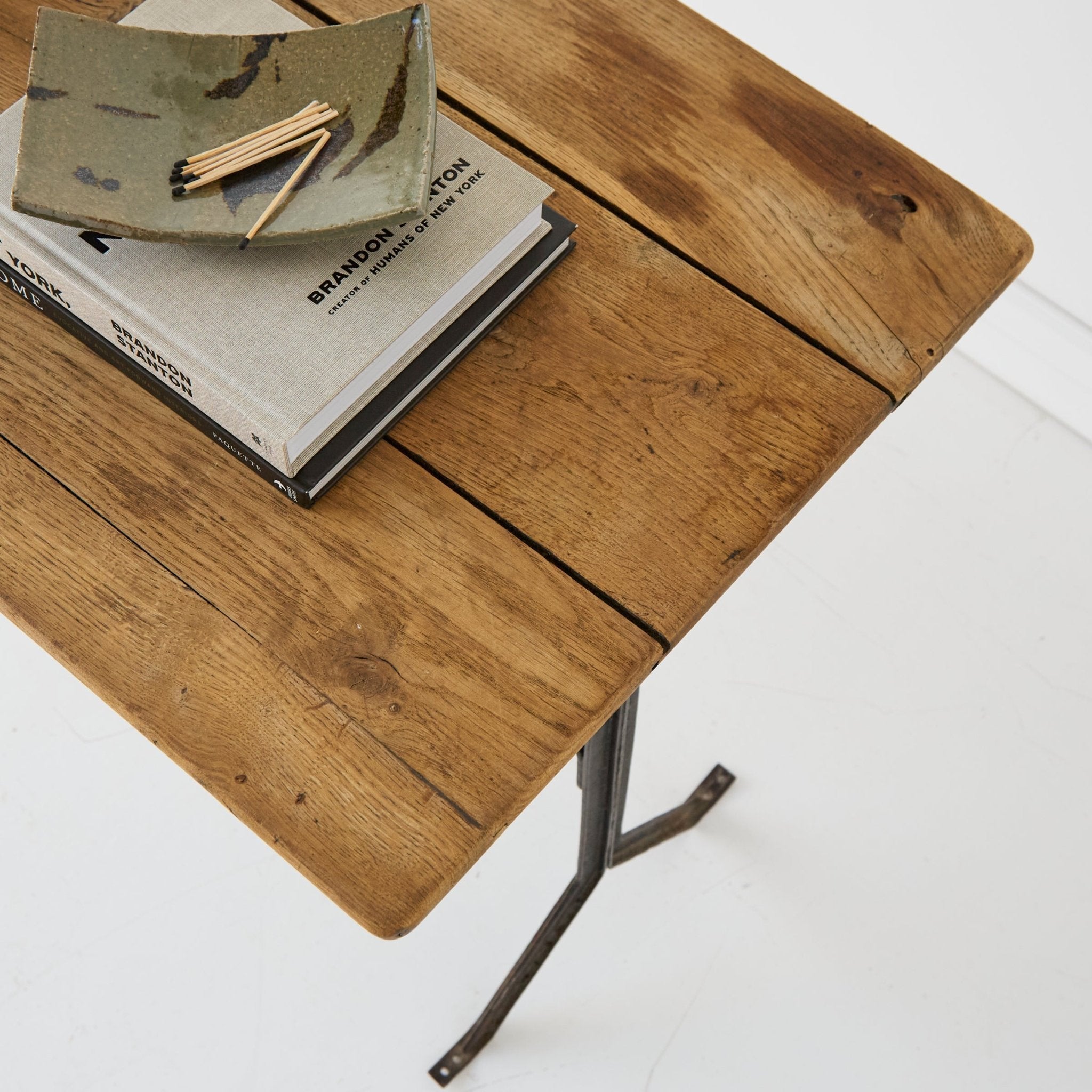 Vintage Oak Bistro Console - elsie green - furniture