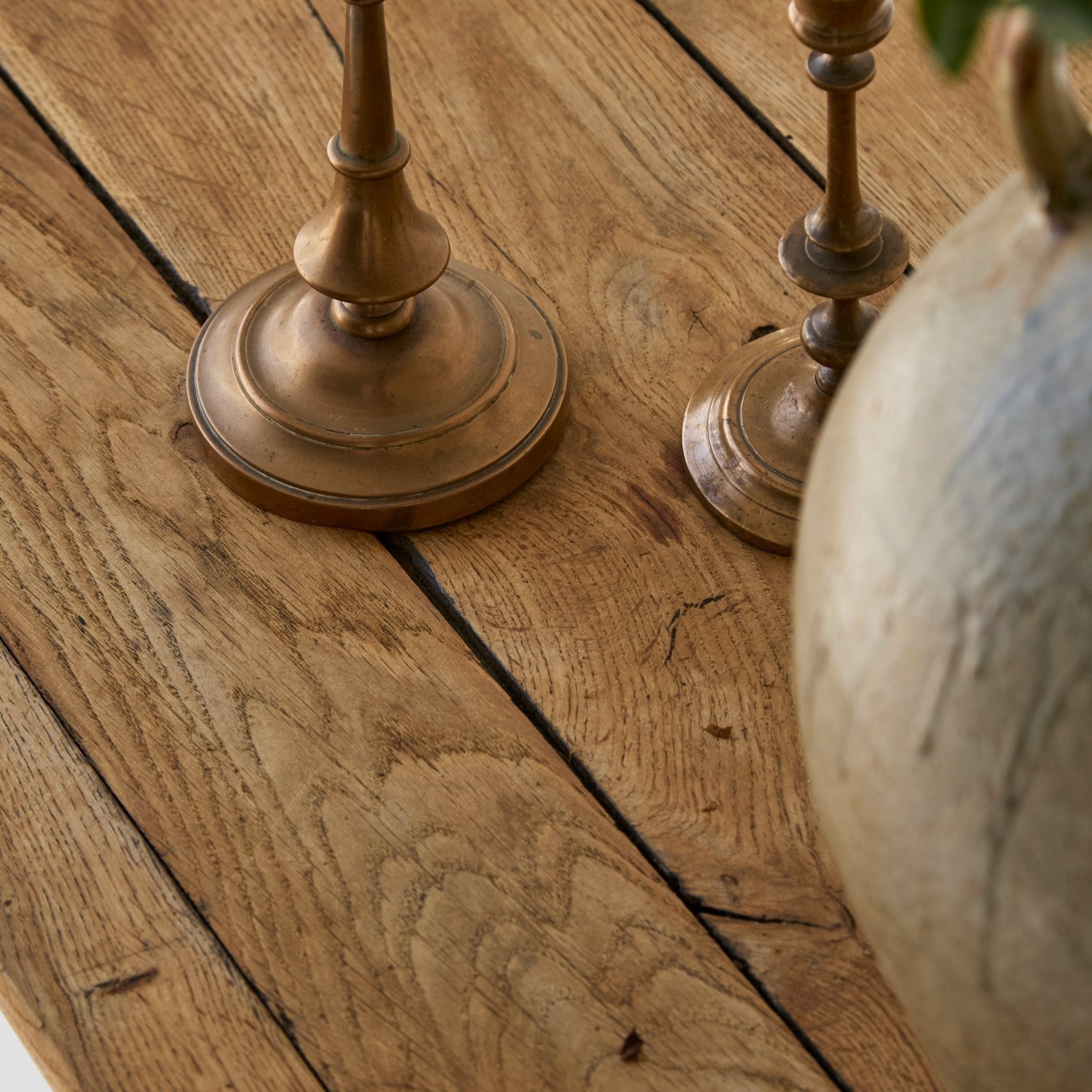 Vintage Oak Bistro Console - elsie green - furniture