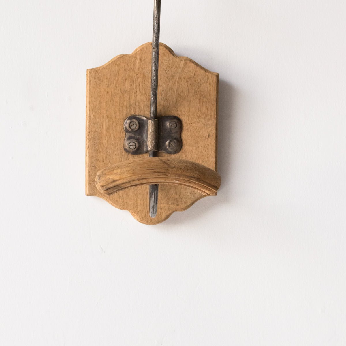 Vintage Oak Coat Hook - elsie green - decor