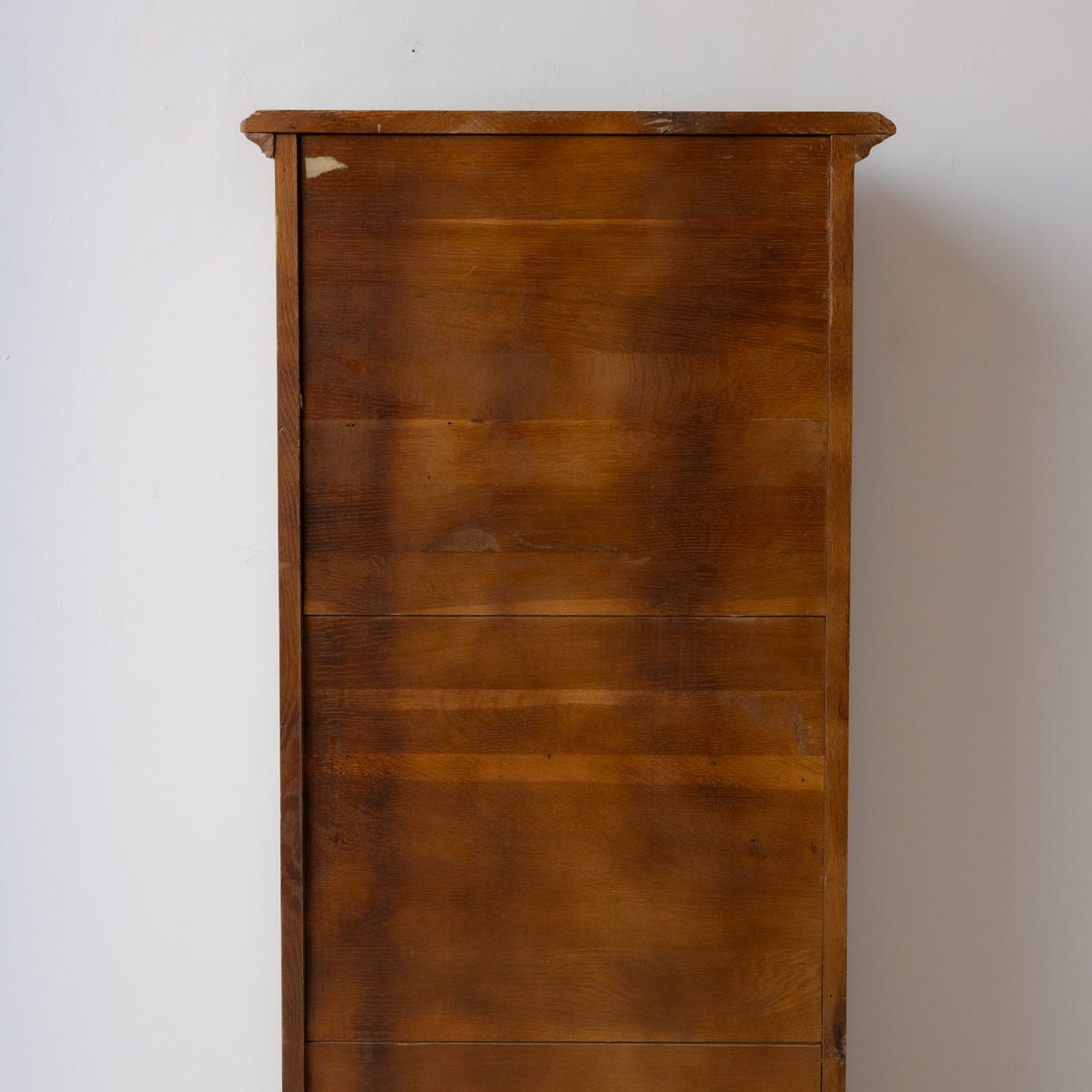 Vintage Oak Linen Cabinet - elsie green - furniture