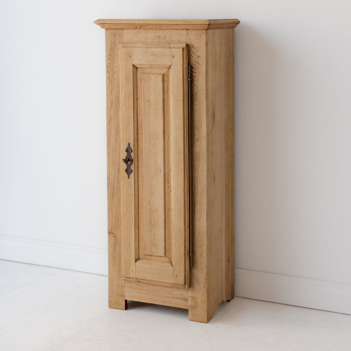 Vintage Oak Linen Cabinet - elsie green - furniture