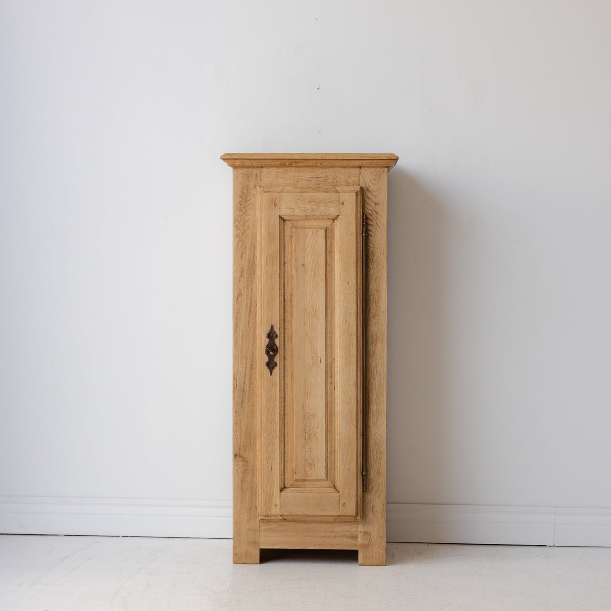 Vintage Oak Linen Cabinet - elsie green - furniture