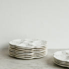 Vintage Oyster Plate Set Of 12 - elsie green - The French Kitchen