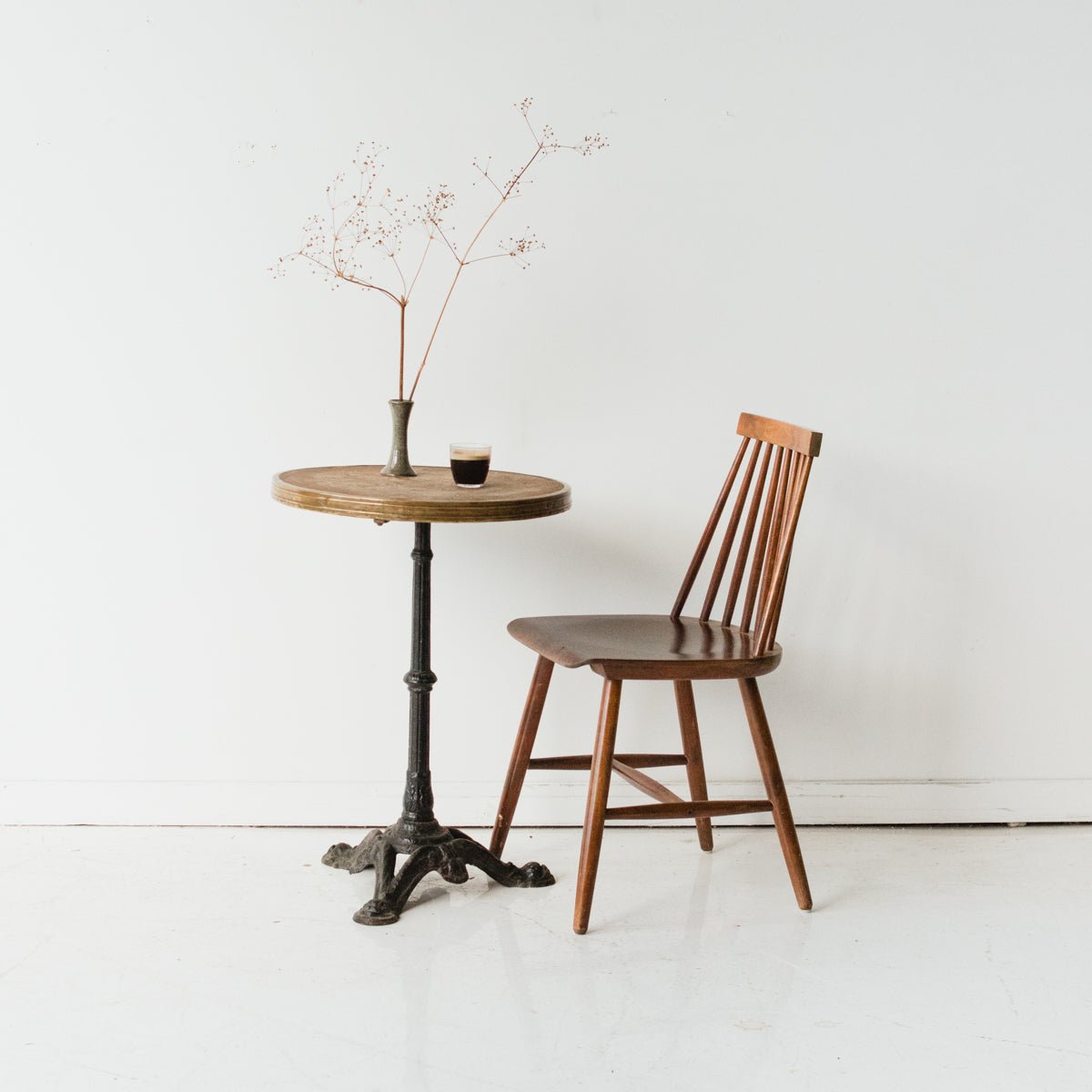 Vintage Parisian Bistro Table - elsie green - furniture