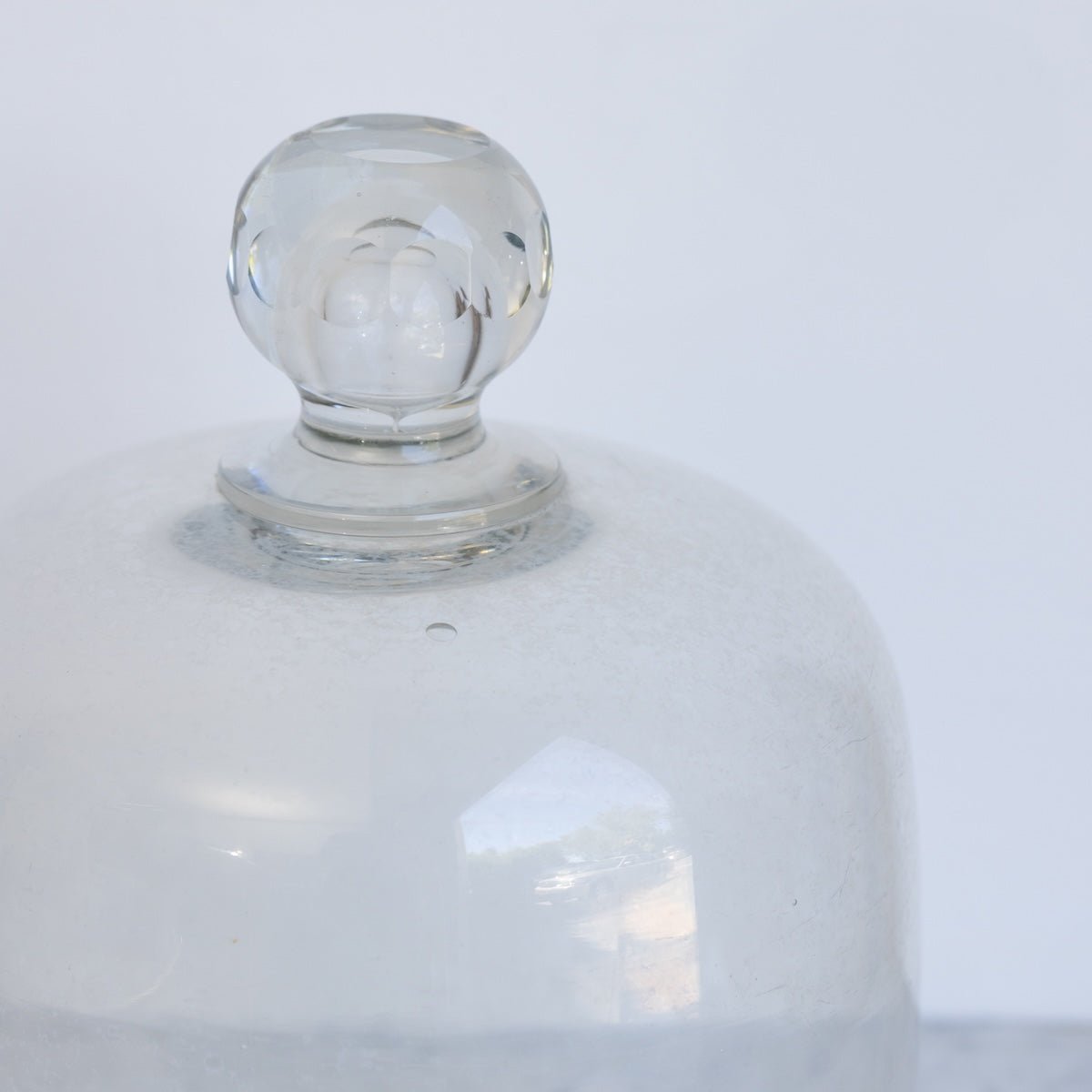 Vintage Pedestal with Glass Dome - elsie green - the french kitchen