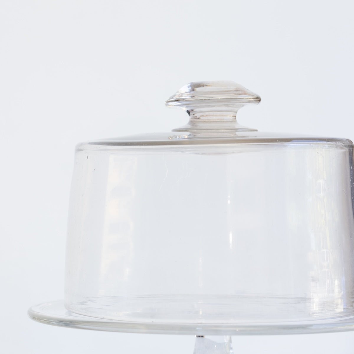 Vintage Pedestal with Glass Dome - elsie green - the french kitchen