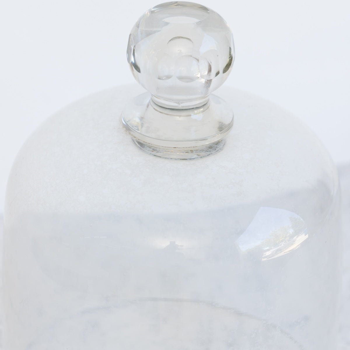 Vintage Pedestal with Glass Dome - elsie green - the french kitchen