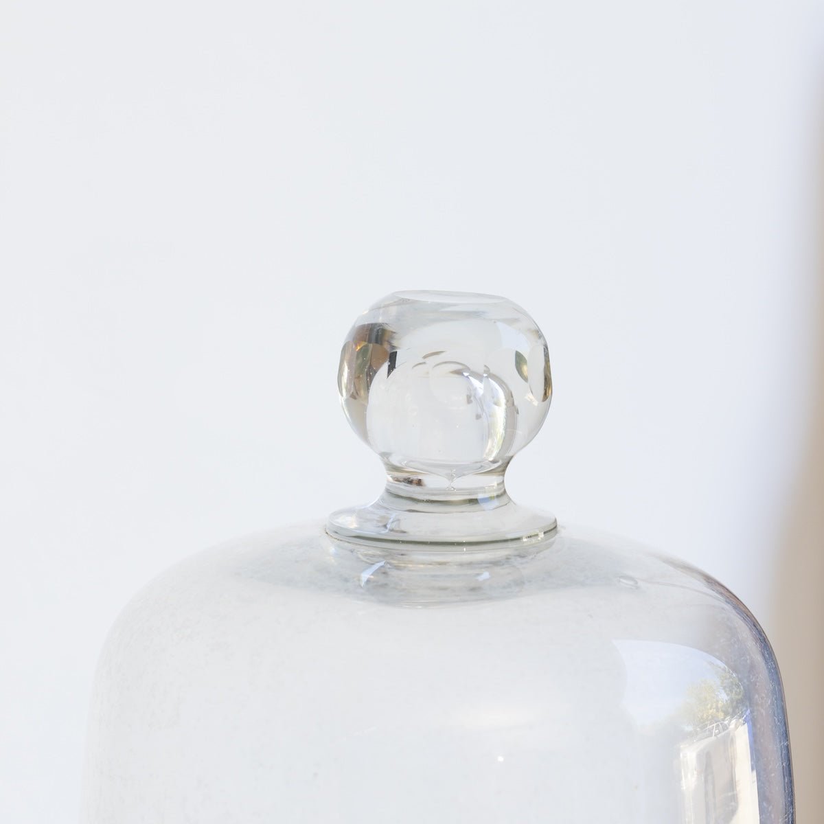 Vintage Pedestal with Glass Dome - elsie green - the french kitchen