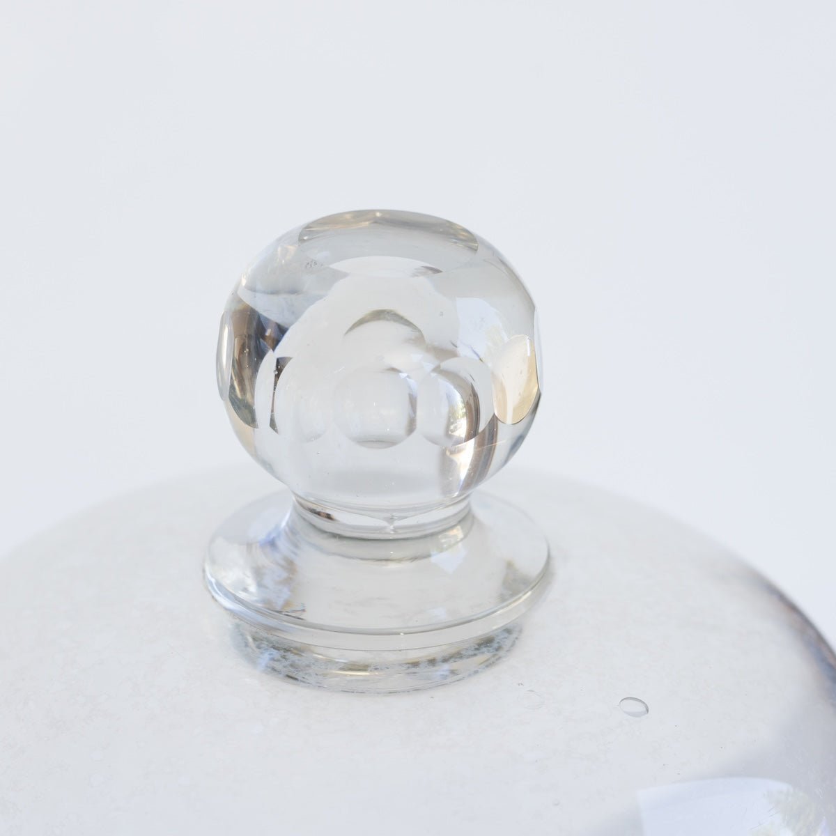 Vintage Pedestal with Glass Dome - elsie green - the french kitchen