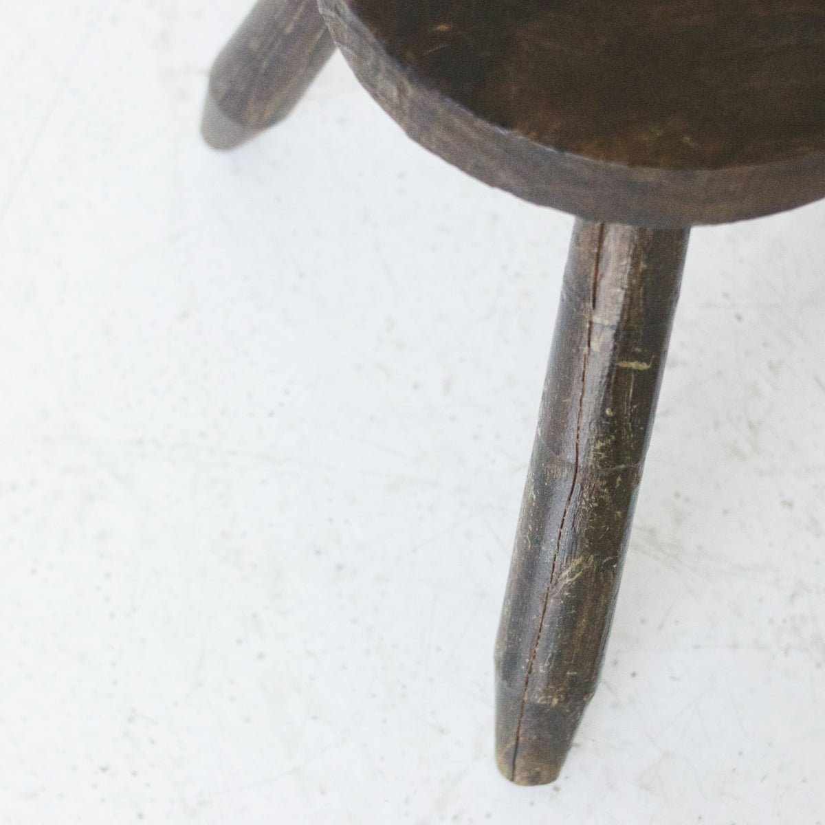 Vintage Round Stool - elsie green - decor