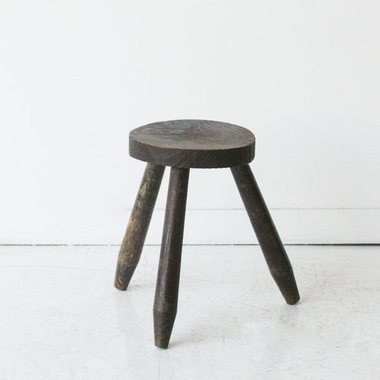 Vintage Round Stool - elsie green - decor
