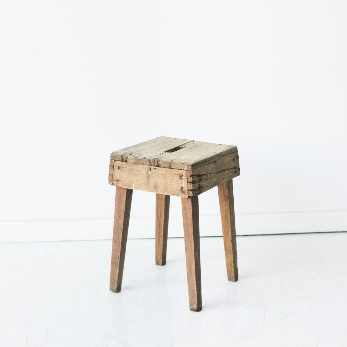 Vintage Rustic Stool - elsie green - decor