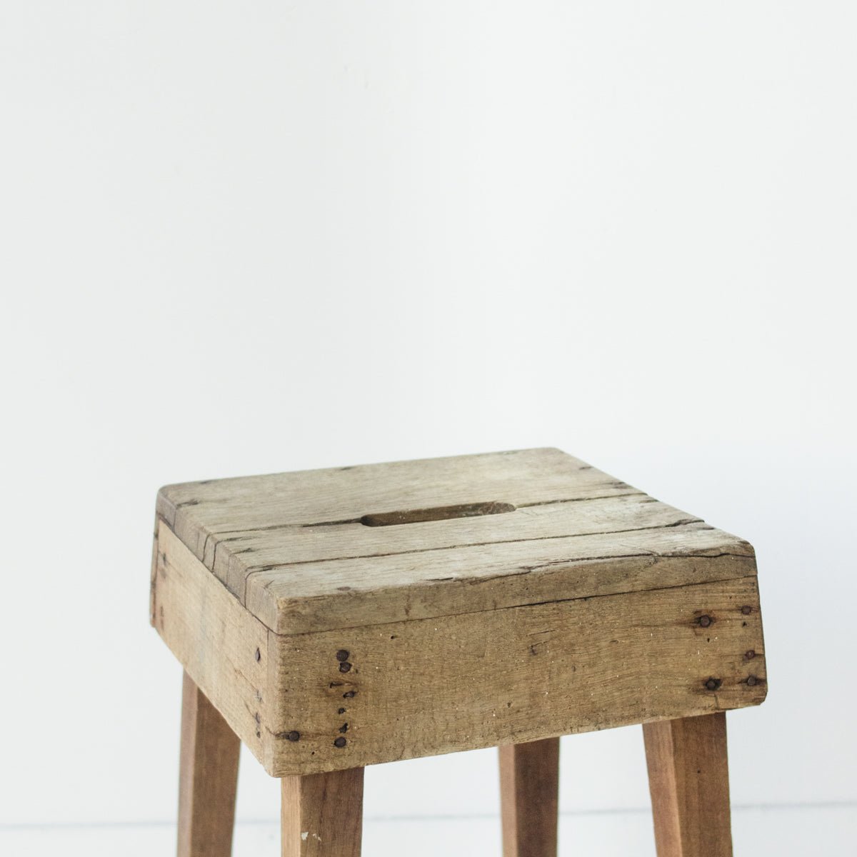 Vintage Rustic Stool - elsie green - decor
