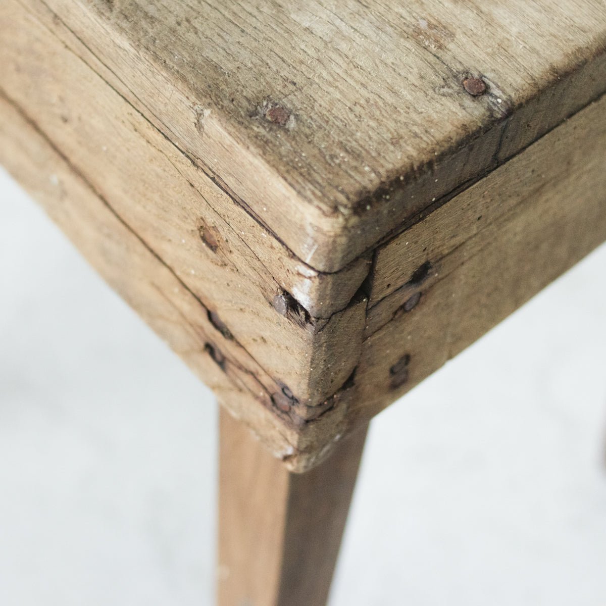 Vintage Rustic Stool - elsie green - decor