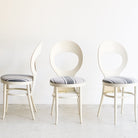 Vintage Seagull Chair with Mattress Ticking Seat - elsie green - Furniture