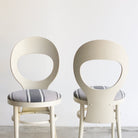 Vintage Seagull Chair with Mattress Ticking Seat - elsie green - Furniture