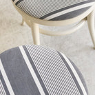 Vintage Seagull Chair with Mattress Ticking Seat - elsie green - Furniture